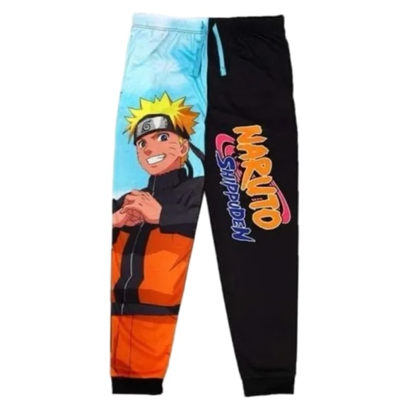 NWT Naruto Shippuden Anime Kanji Lounge Pajama Pants - Picture 5 of 5